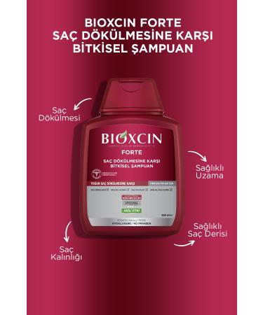 Bioxcin Forte Shampoo 3-Piece Set 2 Pieces (6 X 300 ml) Intensive Anti-Hair Loss Shampoo - Buy Online on GoSupps.com