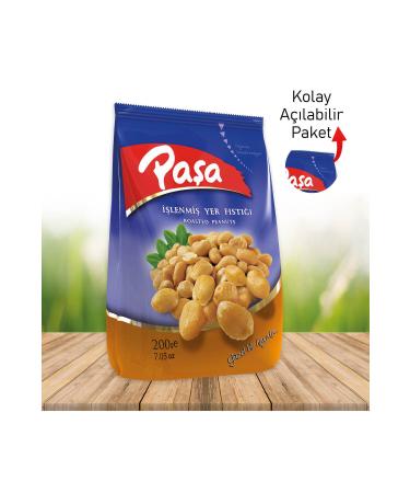 Pasha Nuts Processed Peanuts 200 gr (NATURAL 1ST QUALITY) - Buy Online on GoSupps.com