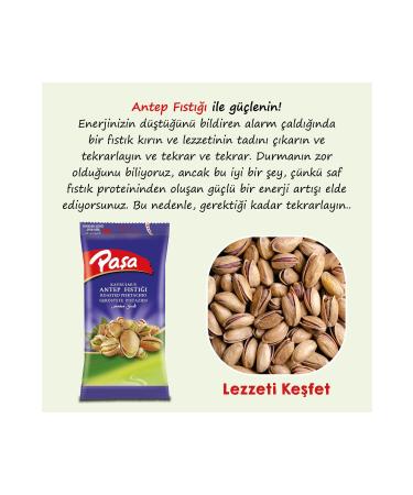Pasha Dried Nuts Pasha Pistachios 40 Gr. X 12 Pieces (NATURAL 1ST QUALITY) - Buy Online on GoSupps.com