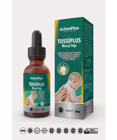 ActiveBee Supplements Tussiplus Massage Oil & For Babies - Children & 30ml (600 DROPS)