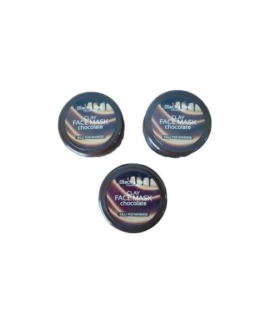 Black Red Clay Face Mask Chocolate (3 Pieces)