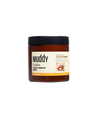 Muddy Cabin Argan and Keratin Mask 500 ml Care Cream for Damaged and Breaking Hair 8697426731254 - Buy Online on GoSupps.com