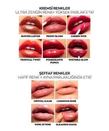 Avon Ultra Color Lip Gloss Nourishing Lip Gloss - Cherry Pick 2 Pack + Lovider Pocket Mirror Gift - Buy Online on GoSupps.com