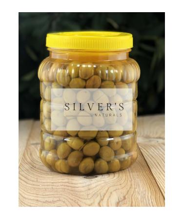Silver's Naturals Hatay Halhali Green Cracked Olives - (5kg Drum) - Buy Online on GoSupps.com