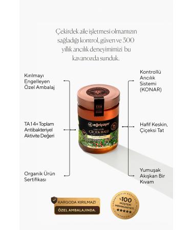 E ri ay r Organic Flower Honey Ta14 850g - Buy Online on GoSupps.com