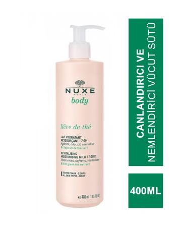 Nuxe Body Reve De The - 98% Natural Refreshing and Moisturizing Body Care Milk 400 ml Vegan
