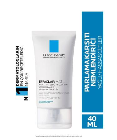 La Roche Posay Anti-Shine Effaclar Matte Care Cream for Oily Skin 40 Ml Shiine266