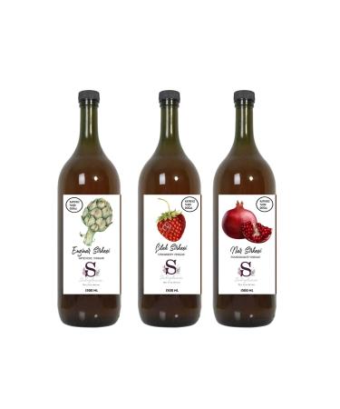 S heylaana Natural Artichoke Strawberry and Pomegranate Vinegar 1500 Ml
