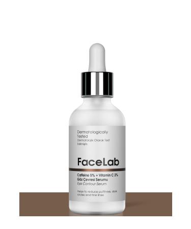 FaceLab Anti-Puffiness Dark Circles and Dark Circles Caffeine 5% Eye Contour Serum 30 ml - Buy Online on GoSupps.com