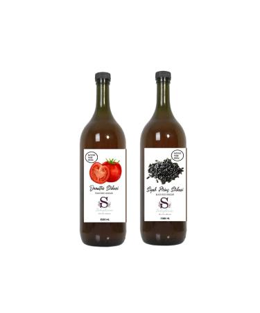 Suheylaana Natural Tomato Vinegar 1500 Ml - Natural Black Rice Vinegar 1500 Ml