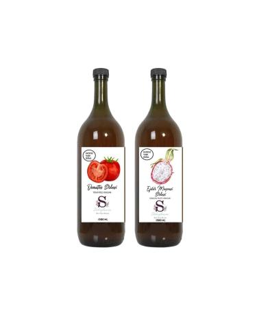 Suheylaana Natural Tomato Vinegar 1500 Ml - Natural Dragon Fruit Vinegar 1500 Ml