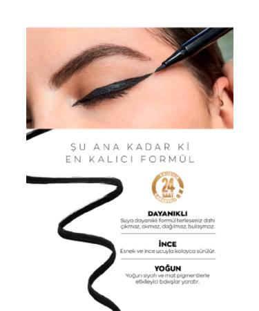 Avon Liquid Eyeliner + Unlimited Mascara + Black Eyeliner + Matte Lipstick Marvellous Mocha + Lovider Pocket Mirror - Buy Online on GoSupps.com