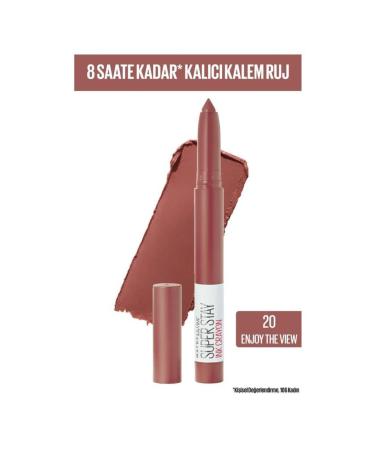 Maybelline New York Super Stay Ink Crayon 20 Enjoy The View Lipstick