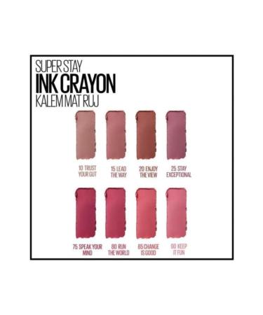 Maybelline New York Super Stay Ink Crayon 20 Enjoy The View Lipstick - Buy Online on GoSupps.com