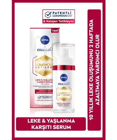 NIVEA LUMINOUS630 ANTI-STAIN AND ANTI-AGING SERUM 30 ml ACID AND COLLAGEN TRIGGER BRIGHTT541 - Buy Online on GoSupps.com