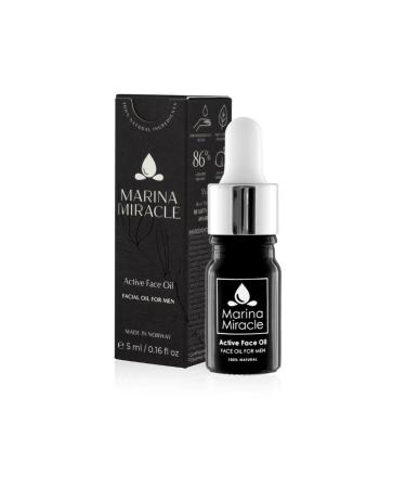 Marina Miracle Active Face Oil for Men - 5 ml small bottle