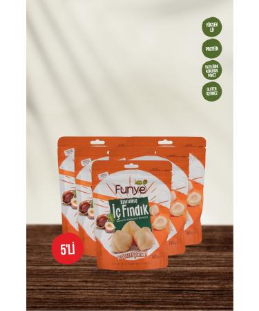 FUNYE Roasted Hazelnuts - Doypack (150 GR) X 5 Pieces