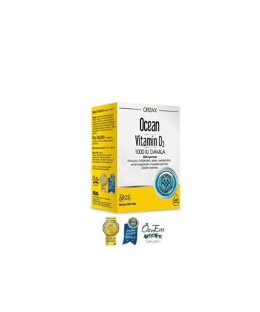 Ocean Vitamin D3 1000 Iu Drops 50 Ml