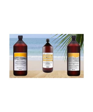 Davines Nourishing Keratin Shampoo (1000ml) Repair Cream (1000ml) Softening Mask (1000ml) - Buy Online on GoSupps.com