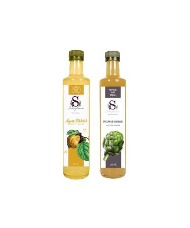 S heylaana Natural Quince Vinegar 500 Ml - Natural Artichoke Vinegar 500 Ml
