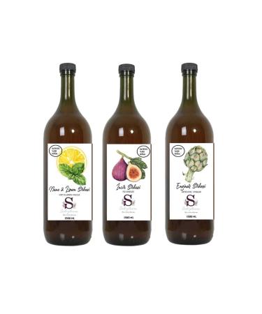 S heylaana Natural Mint & Lemon Fig and Artichoke Vinegar 1500 ml