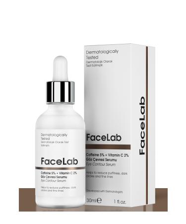 FaceLab Anti-Puffiness Dark Circles and Dark Circles Caffeine 5% Eye Contour Serum 30 ml