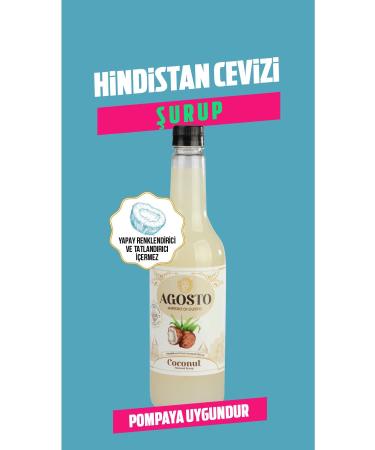 AGOSTO 750 ml Coconut Flavored Syrup