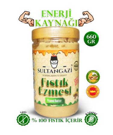 Sultangazi Eticaret Sugar-Free Additive-Free 0 Natural Peanut Butter 600GR