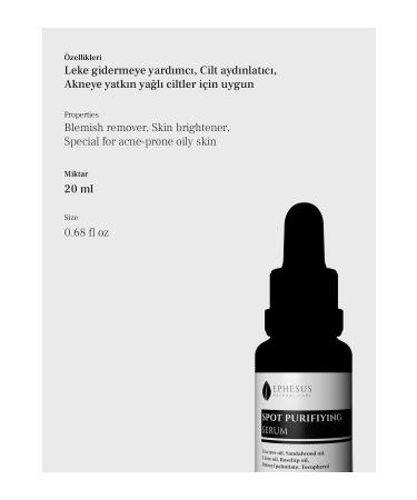 Ephesus Natural Care Acne and Spot Purifying Serum - Buy Online on GoSupps.com
