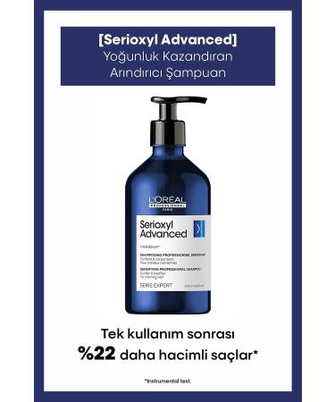 L'oreal Professionnel LOREAL Serioxyl Advanced Densifying Restructuring Shampoo for Thinning Hair 500mlSED551253