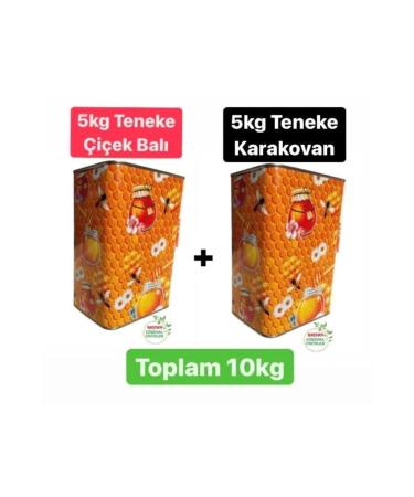 Local 5kg Tin Filtered Flower Honey and 5kg Tin Filtered Karakovan Honey