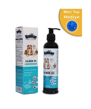 HALMAN Salmon Oil Cat and Dog Fish Oil Omega 3-6 250 ml