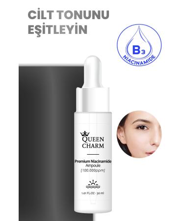 QUEEN CHARM Niacinamide Premium Serum for Blemish Prone Skin - Buy Online on GoSupps.com