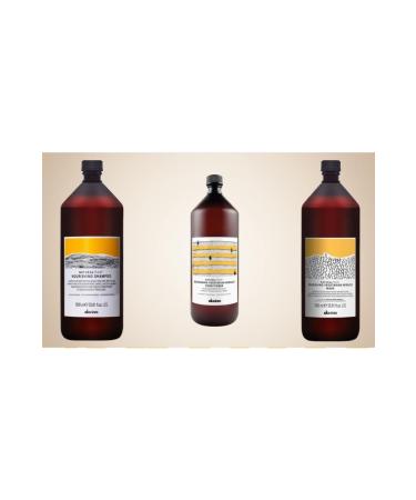Davines Nourishing Deep Revitalizing Trio: Shampoo (1000ml) Conditioner (1000ml) and Mask (1000ml)