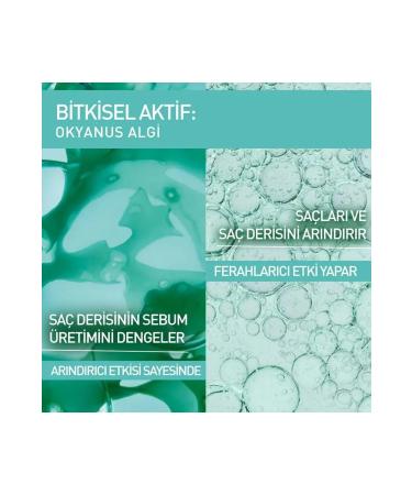 Yves Rocher Purifying Shampoo - Oily Hair / Pure Detox Ocean Algi with Detox Effect 300 ml Shiine158 - Buy Online on GoSupps.com