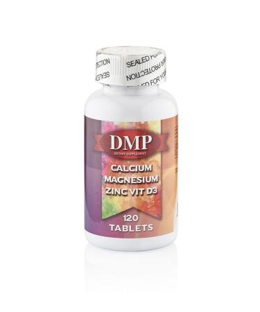 DMP Calcium Magnesium Zinc Vitamin D3 120 Tablets - Buy Online on GoSupps.com