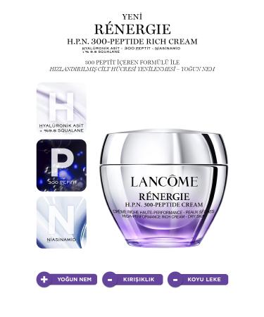 Lancome R nergie Hpn 300-Peptide Rich Cream Hyaluronic Acid 300-Peptide Niacinamide 50 ml 3614274062908
