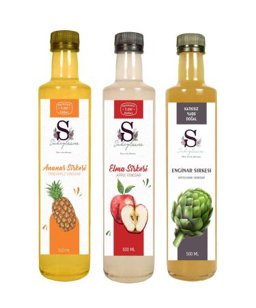 S heylaana Natural Pineapple - Apple - Artichoke Vinegar 500 Ml