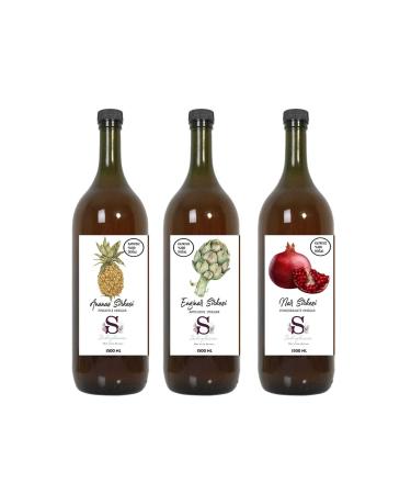 S heylaana Natural Pineapple Artichoke and Pomegranate Vinegar 1500 Ml