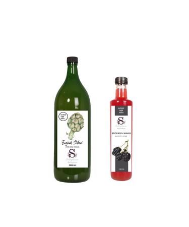S heylaana Natural Artichoke Vinegar 2000 Ml - Natural Blackberry Vinegar 500 Ml