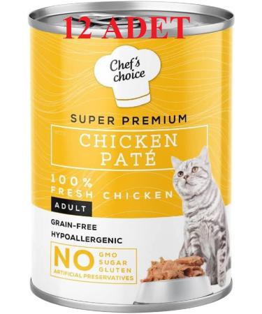 Chefs Choice NEW CHEFS CHOICE CHICKEN PATE FOR CATS 400 GR X 12 PIECES