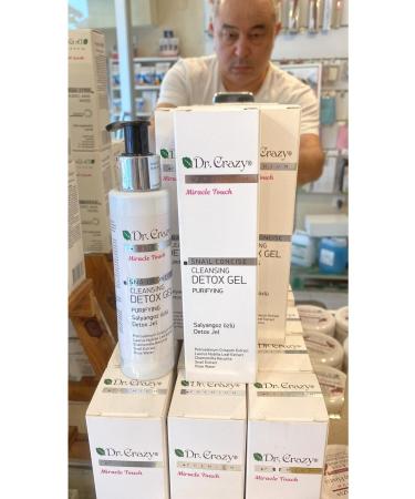 DrCrazy Detox Gel (Snail Extract Whitening Anti-Stain and Anti-Acne) - Buy Online on GoSupps.com