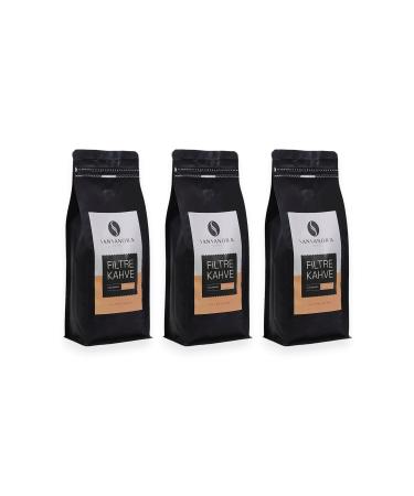 SANSANORA Ground Filter Coffee Economic Package 3x1000 G