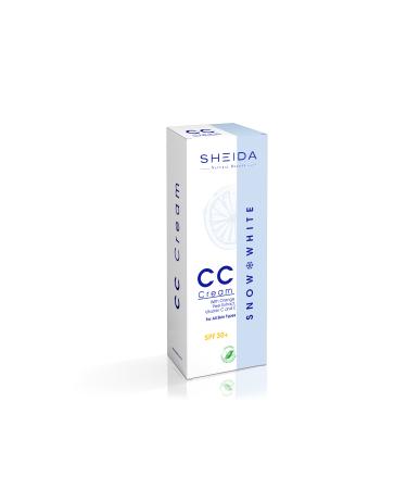 Sheida Snow White Blemish Lightening CC Cream Spf 30+ 50 ml - Buy Online on GoSupps.com