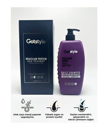 Got Style High protein moisturizing and strengthening Argan Shampoo-1000 ml.