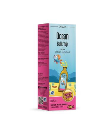 Orzax Syrup Fish Oil Mixed Fruit 150 Ml - Buy Online on GoSupps.com