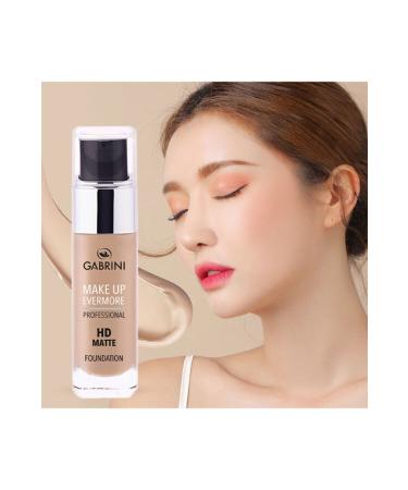 Gabrini Matte Foundation Ultra Intensive Concealer Professional HD 30 Ml No: 1