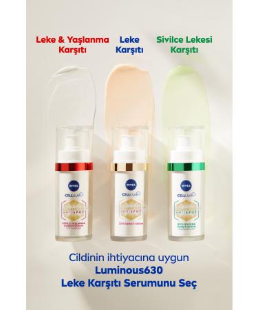 NIVEA LUMINOUS630 ANTI-STAIN AND ANTI-AGING SERUM 30 ML ACID AND COLLAGEN TRIGGER BRIGHTT748 - Buy Online on GoSupps.com