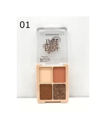 Rose FAIRY TALE 4-pack glitter eyeshadow palette