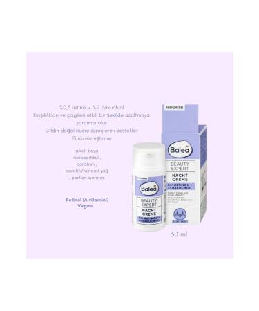 BALEA BEAUTY EXPERT NIGHT FACE CREAM 30 ML GERMAN QUALITY